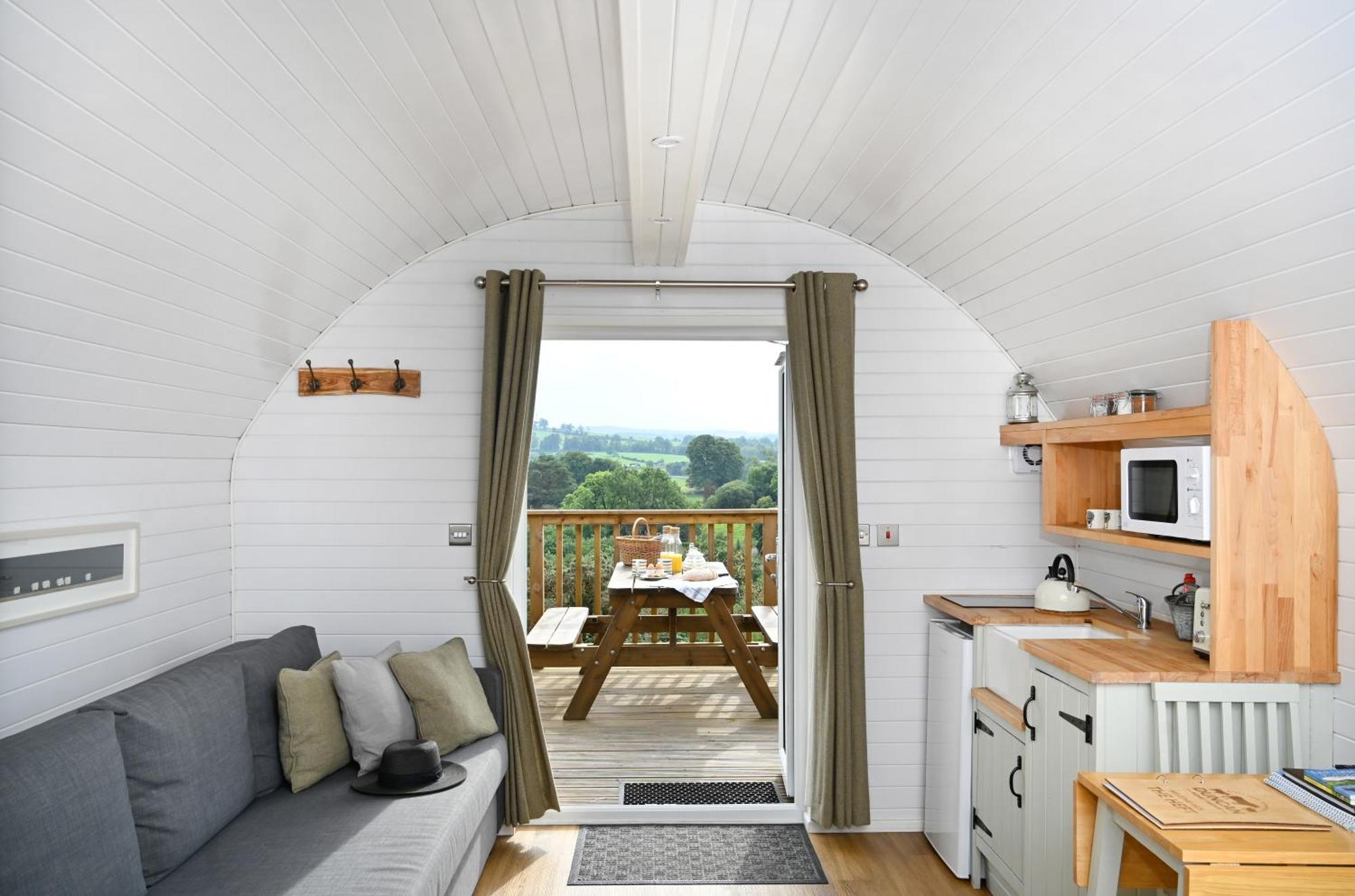 格拉斯哥Luxury Glamping Pods - The Heft & The Hirsel公寓 外观 照片
